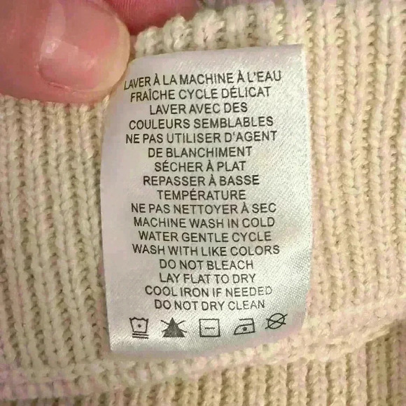 NWT House Of Harlow 1960 2pc Set Crochet Knit Crop Top + Flare‎ Pants Beige Sz M - Picture 10 of 12